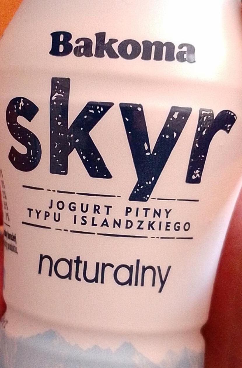 Zdjęcia - Skyr jogurt pitny typu islandzkiego naturalny Bakoma