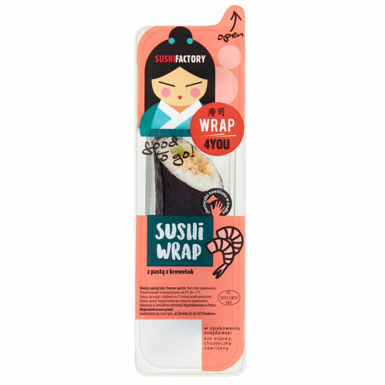 Zdjęcia - Sushi wrap z pastą z krewetek Wrap4You
