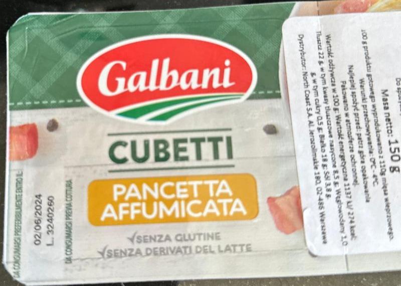 Zdjęcia - Cubetti pancetta affumicata Galbani