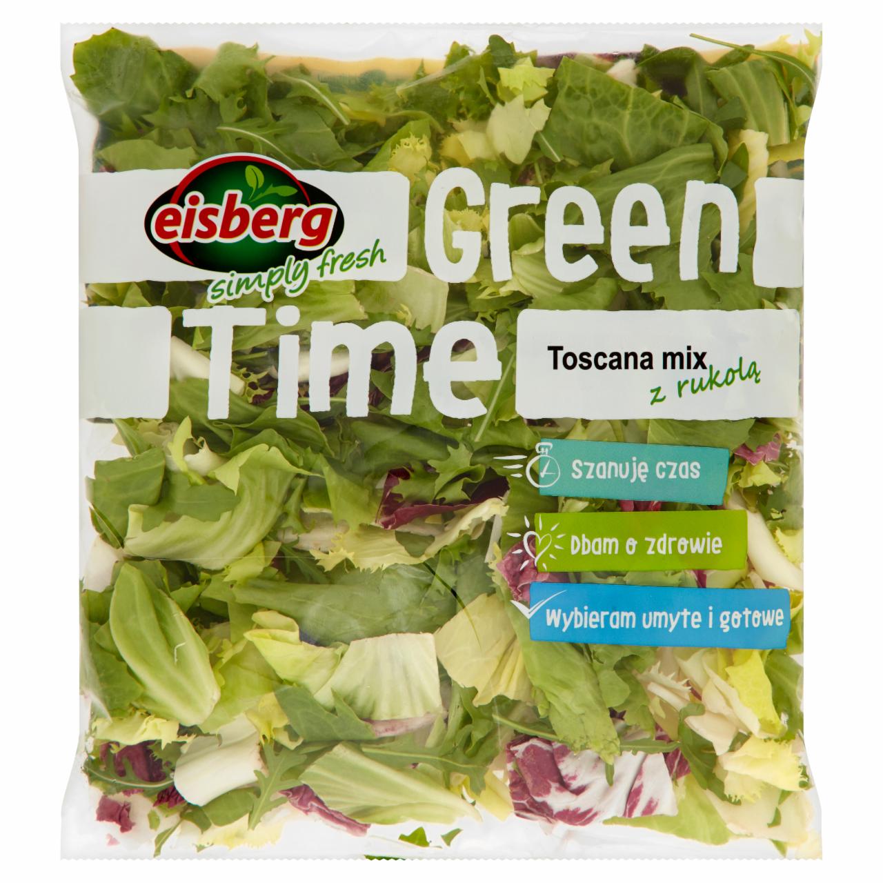 Zdjęcia - Eisberg Green Time Toscana mix z rukolą Mieszanka świeżych krojonych warzyw 170 g