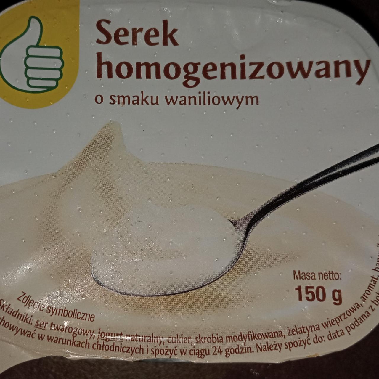 Zdjęcia - Serek homogenizowany o smaku waniliowym Auchan