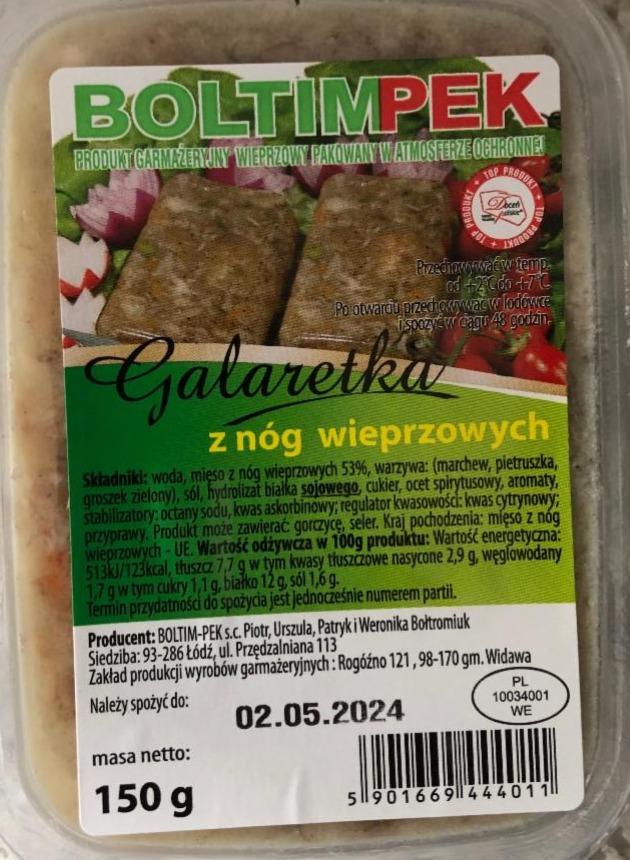 Zdjęcia - Galaretka z nóg wieprzowych Boltimpek