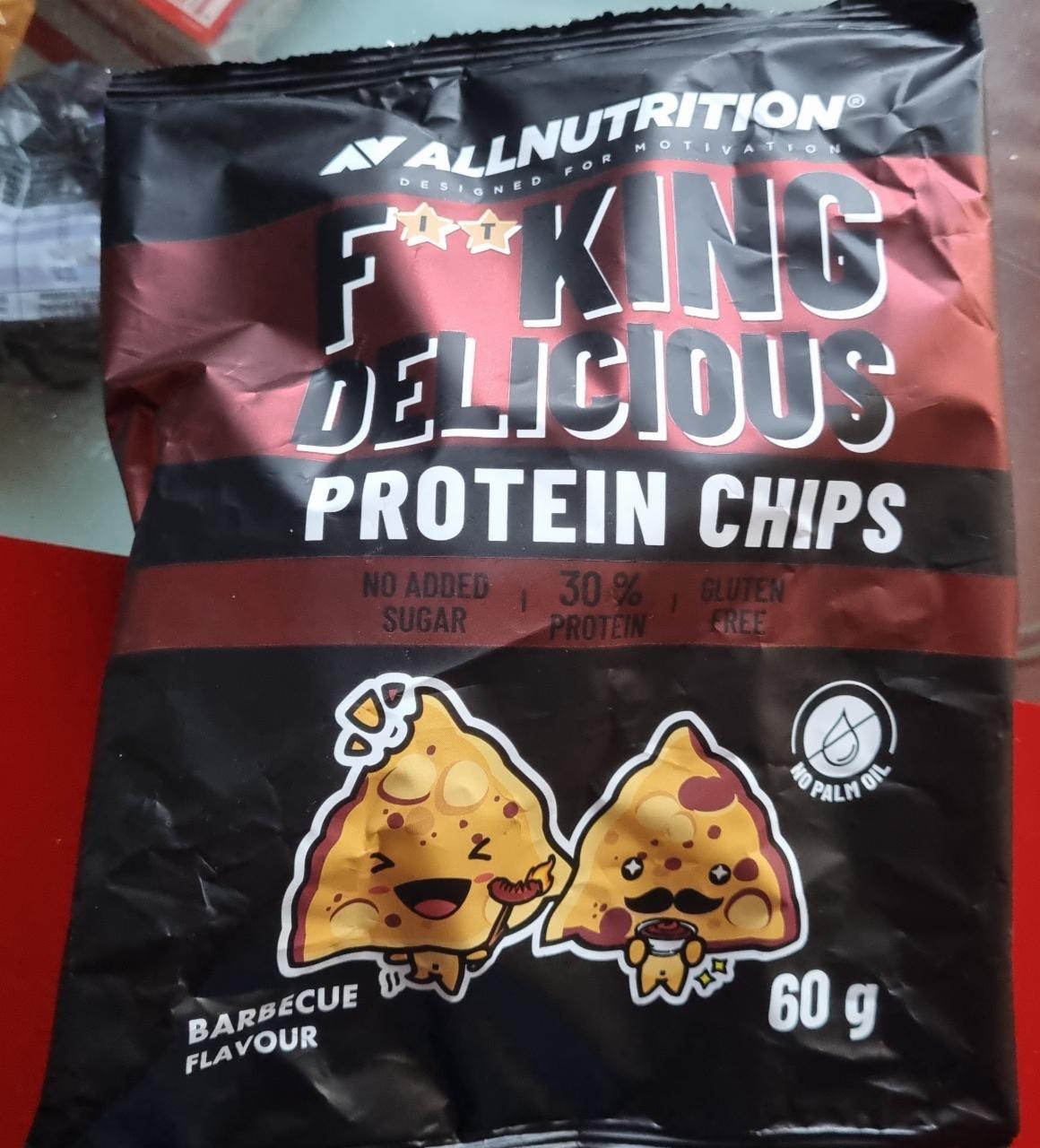 Zdjęcia - Fitking Delicious Protein Chips Barbecue Allnutrition