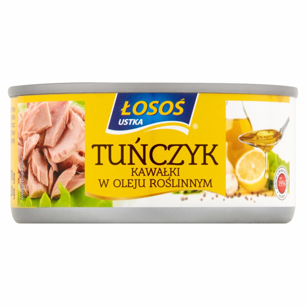 Zdjęcia - Łosoś Ustka Tuńczyk kawałki w oleju roślinnym 170 g