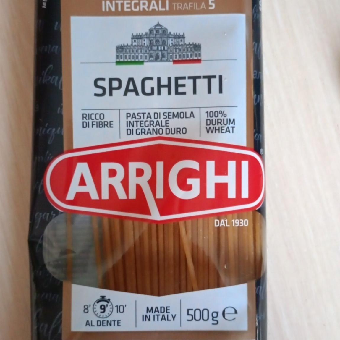 Zdjęcia - Arrighi Makaron pełnoziarnisty spaghetti 500 g