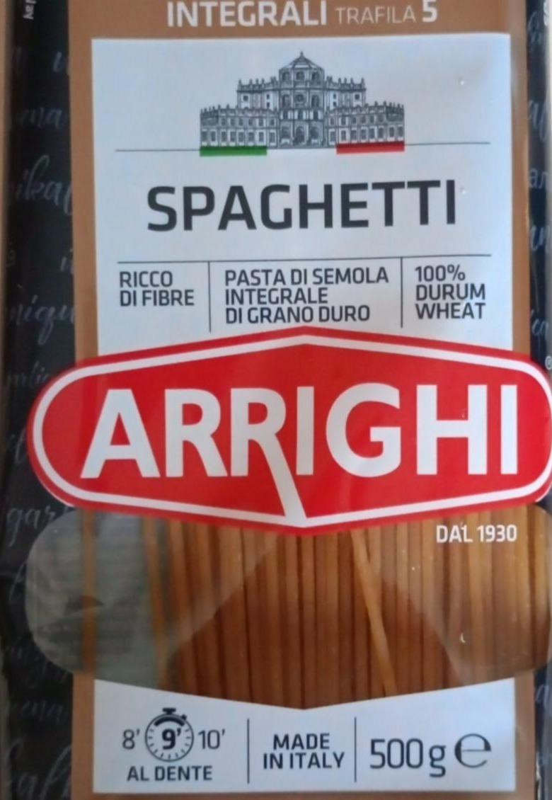 Zdjęcia - Arrighi Makaron pełnoziarnisty spaghetti 500 g