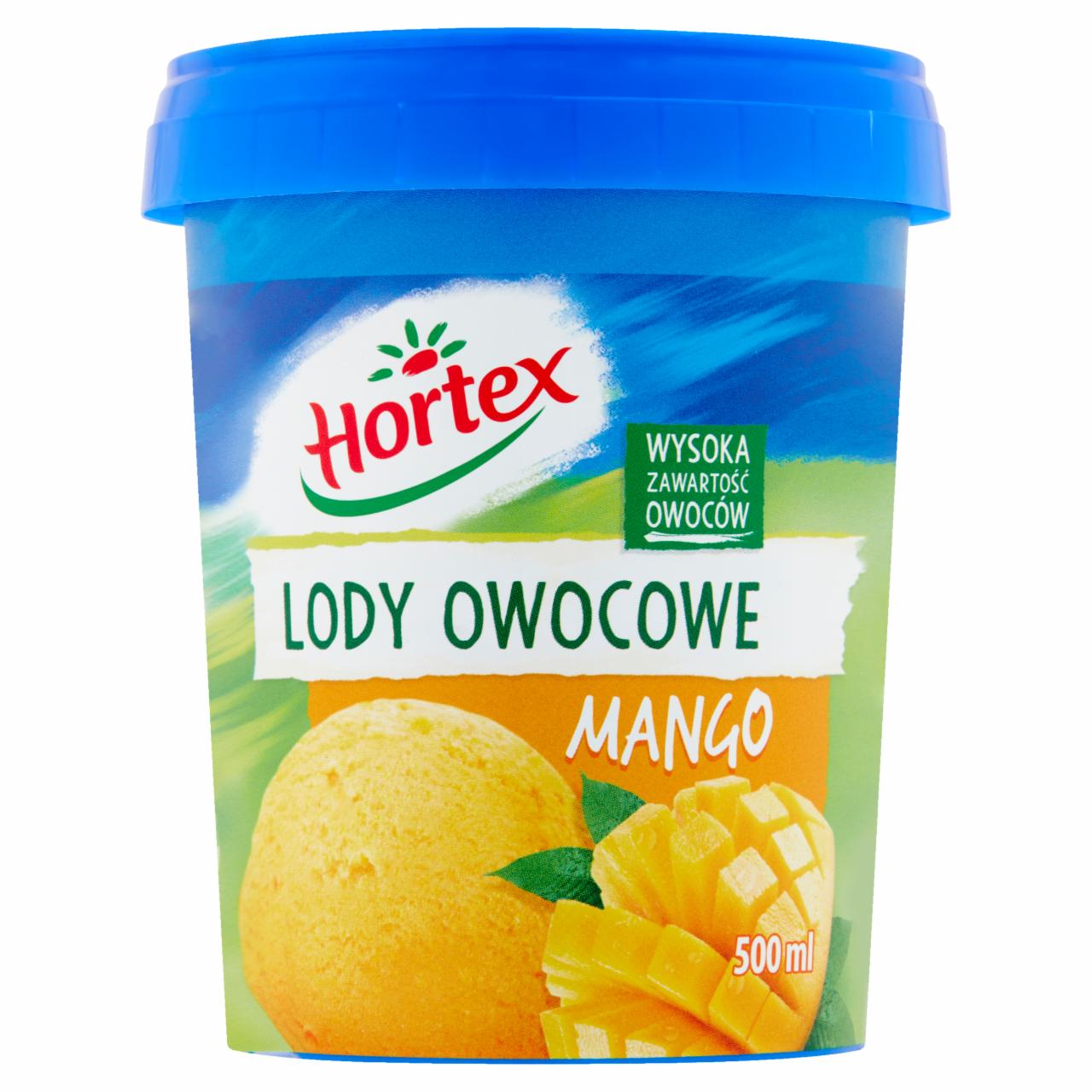 Zdjęcia - Hortex Lody owocowe mango 500 ml