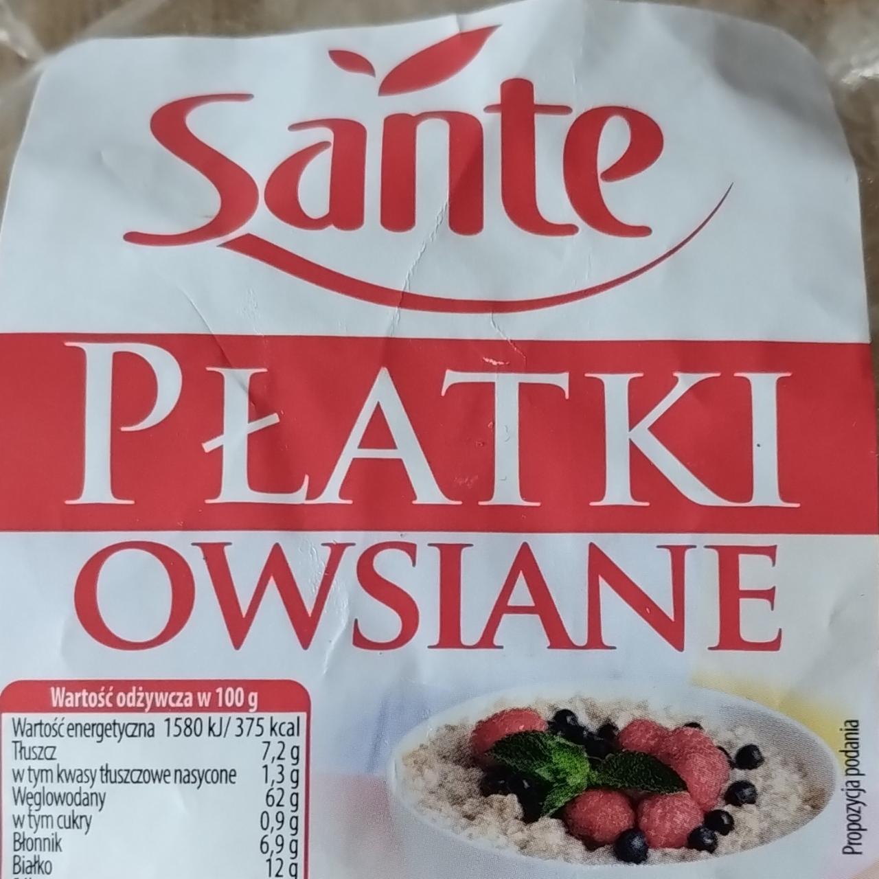 Zdjęcia - Płatki owsiane 500 g Sante