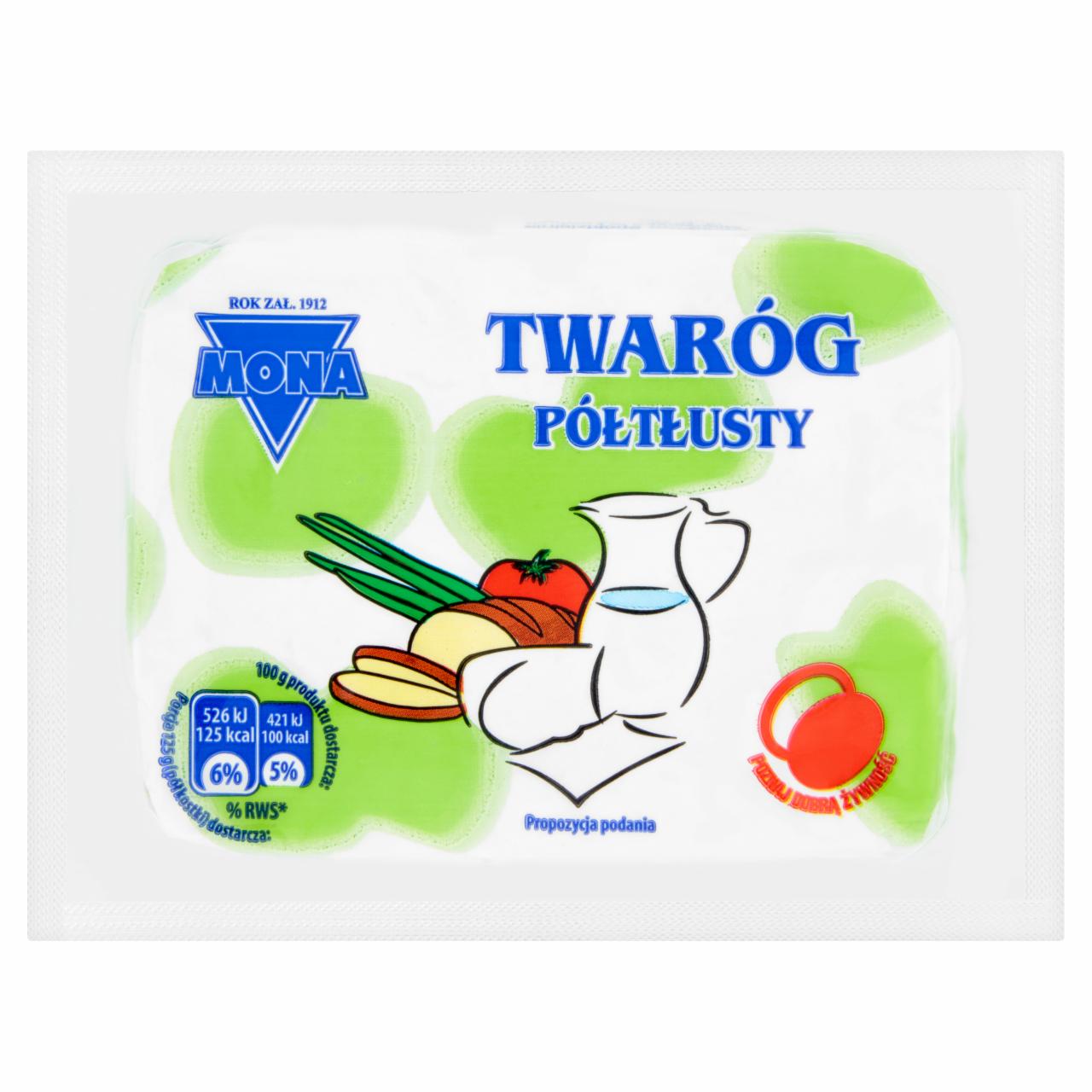 Zdjęcia - Mona Twaróg półtłusty 250 g