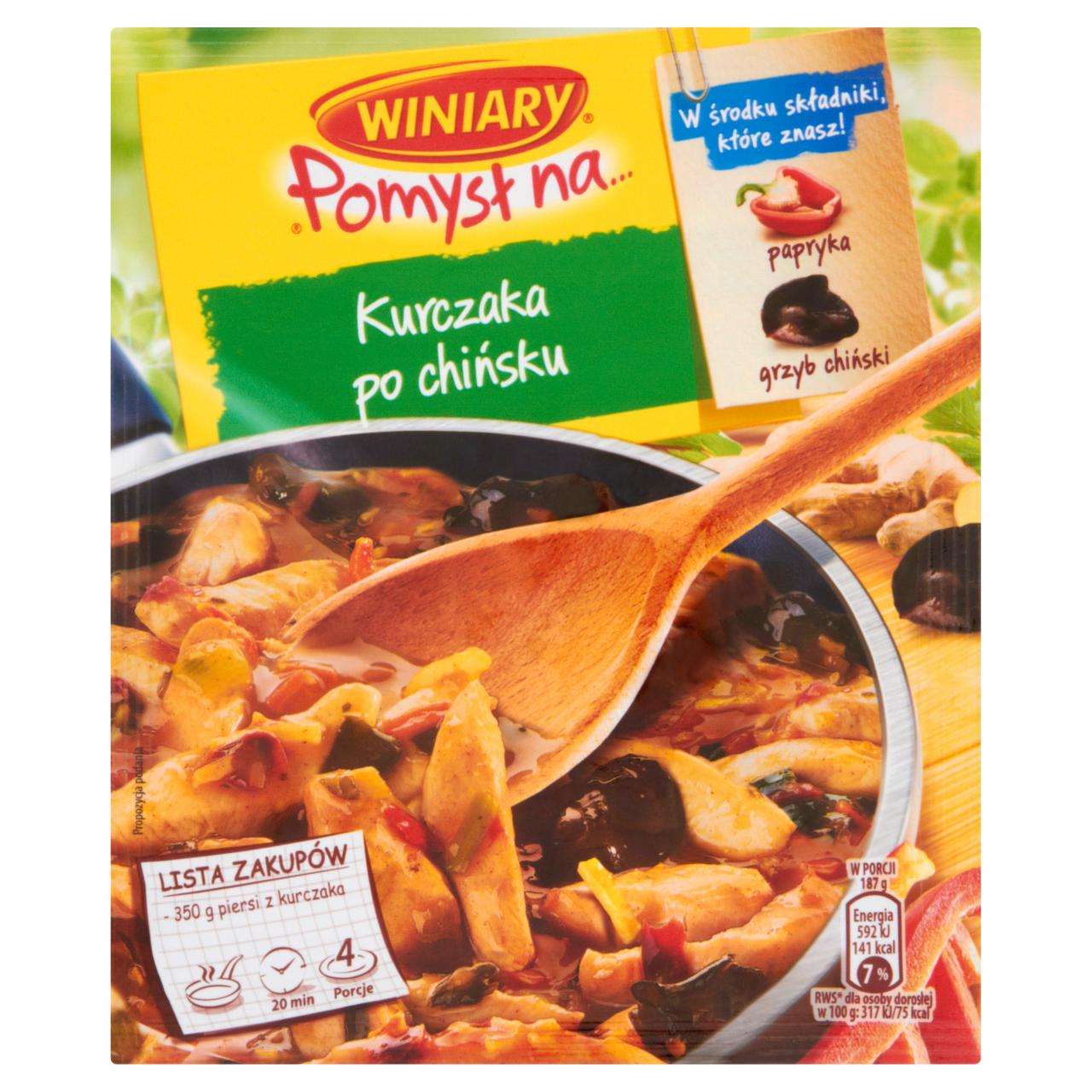 Zdjęcia - Winiary Pomysł na... Kurczaka po chińsku 37 g