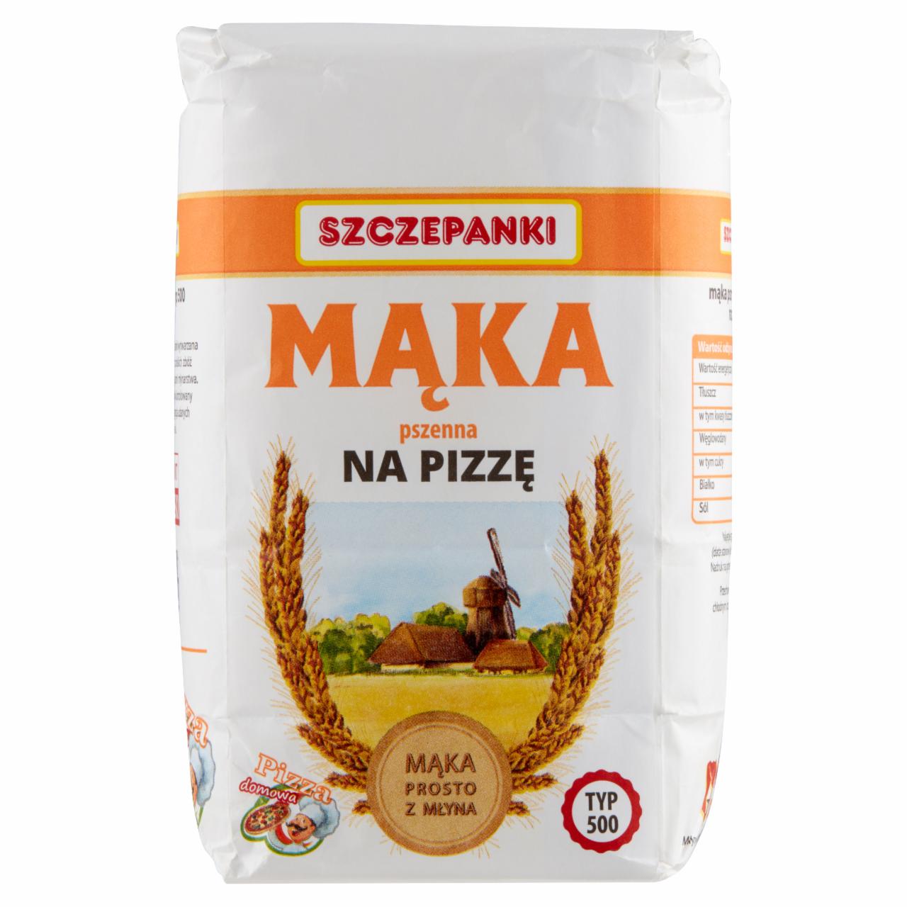 Zdjęcia - Szczepanki Mąka pszenna na pizzę typ 500 1 kg