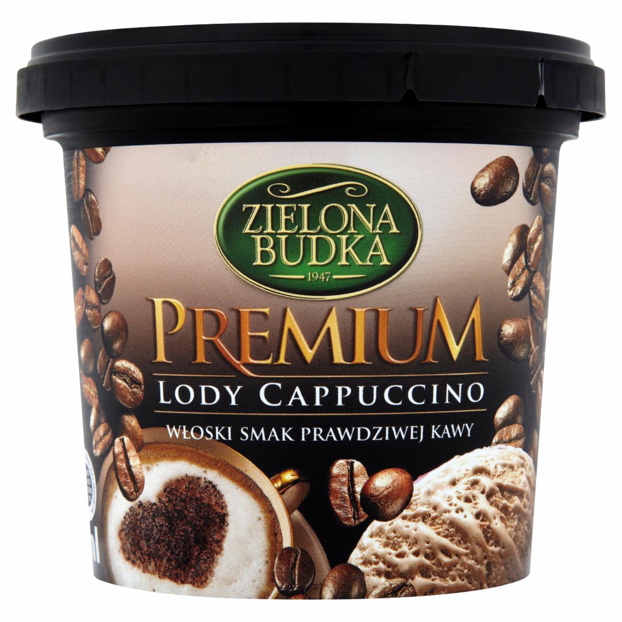 Zdjęcia - Zielona Budka Premium Lody cappuccino 500 ml