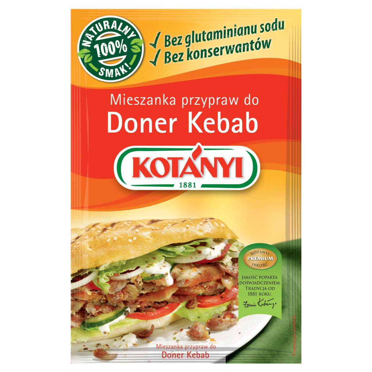 Zdjęcia - Kotányi Mieszanka przypraw do doner kebab 30 g