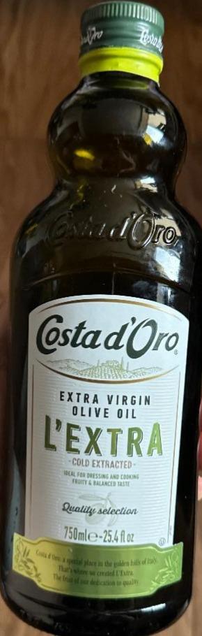 Zdjęcia - Oliwa z oliwek nie filtrowana extra virgin Costa d'Oro