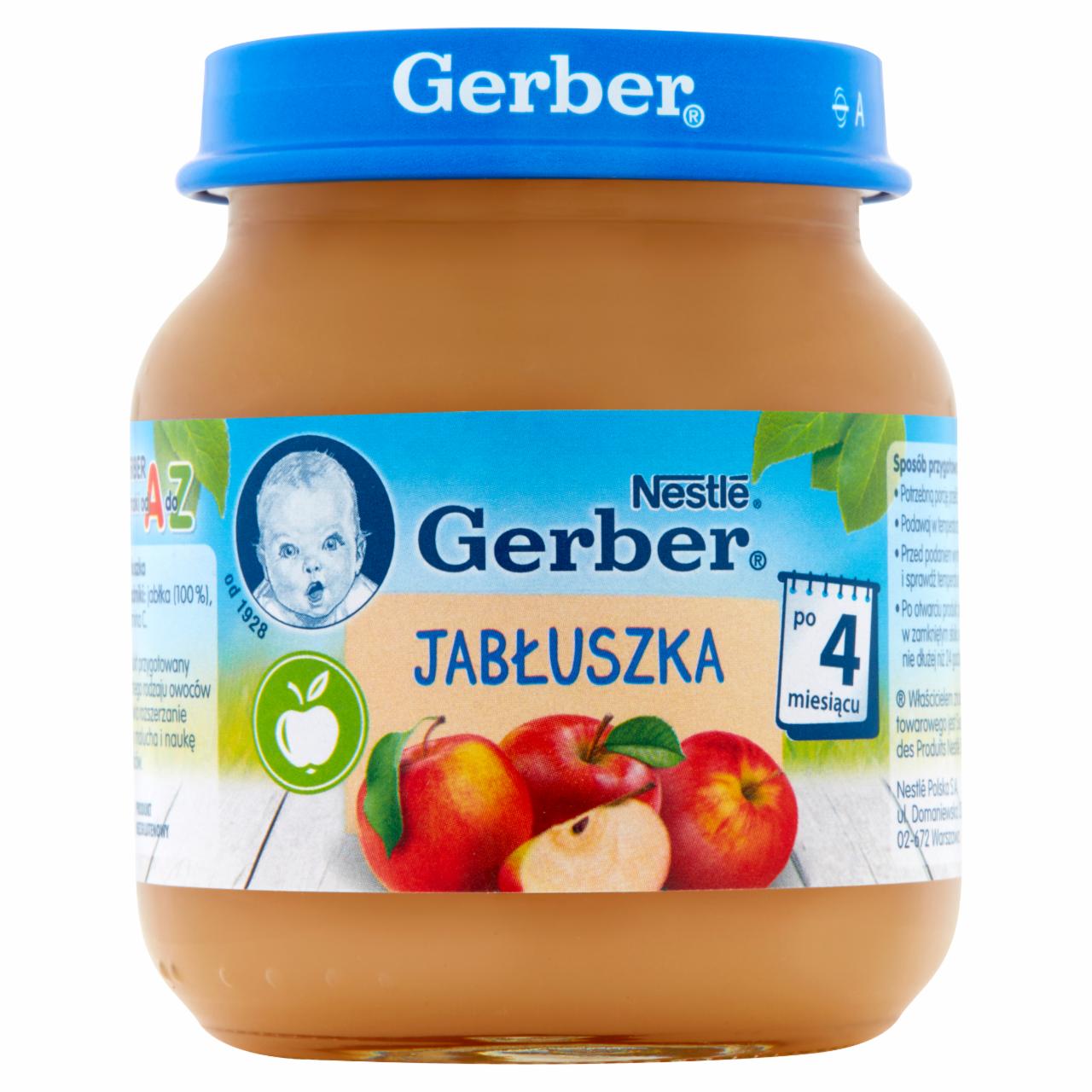 Zdjęcia - Gerber Jabłuszka dla niemowląt po 4. miesiącu 125 g
