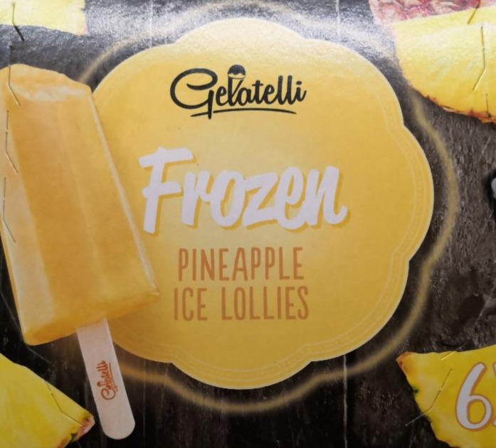 Zdjęcia - Frozen Pineapple Ice Lollies Gelatelli