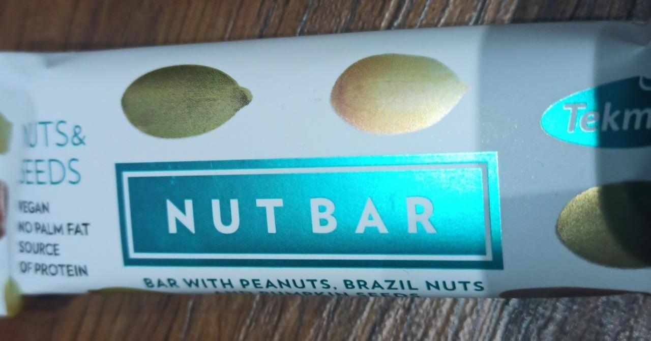 Zdjęcia - Nutbar Tekmar Bar With Peanuts, Brazil Nuts And Pumpkin Seeds Nuts&Seeds