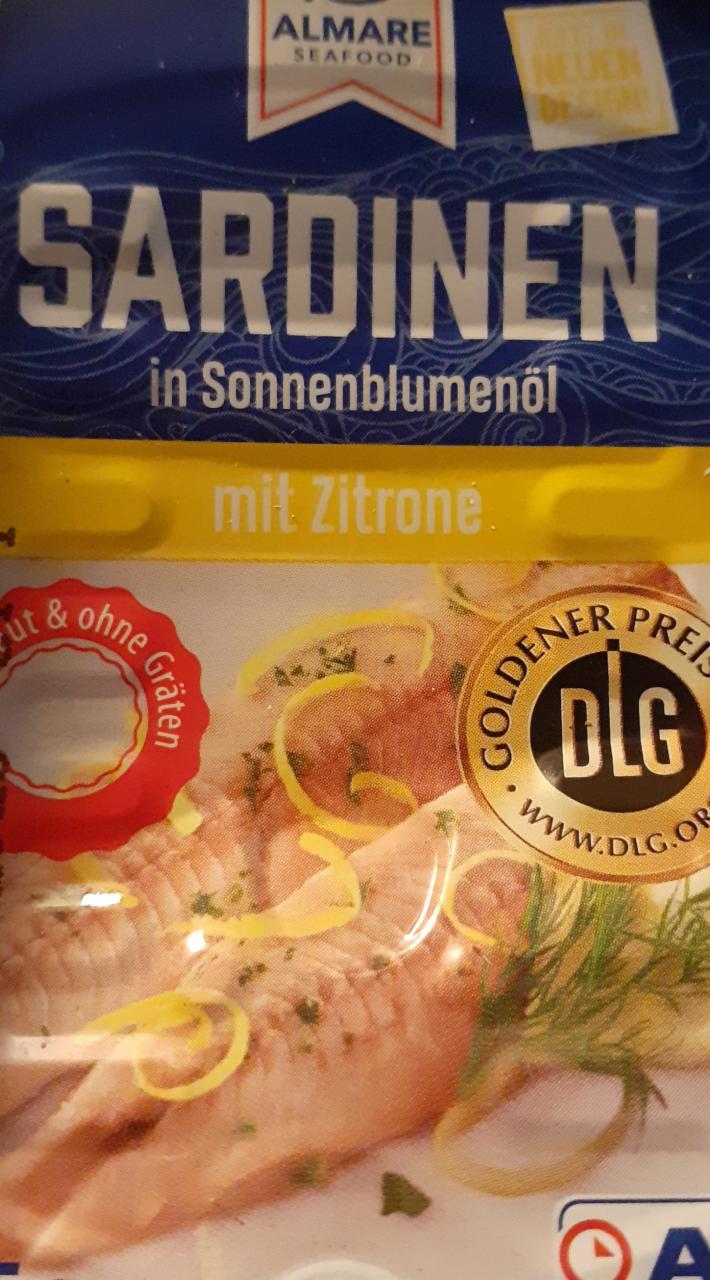 Zdjęcia - sardinen Almare seafood