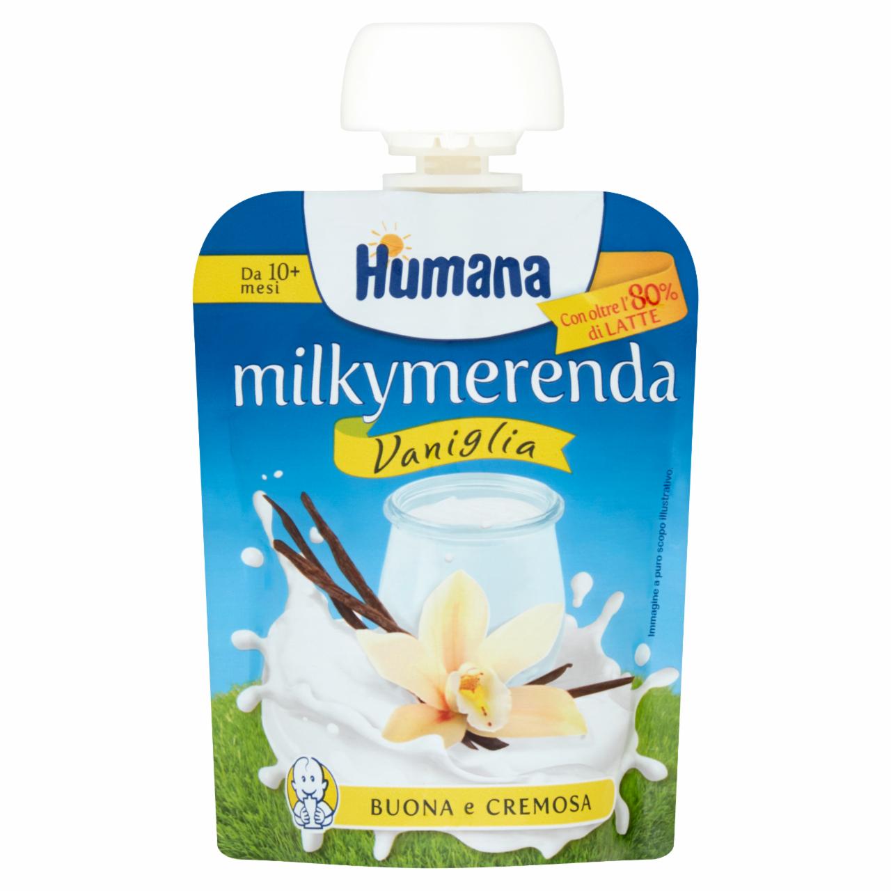 Zdjęcia - Humana Mlekotubka Deserek mleczny o smaku waniliowym po 10. miesiącu 85 g