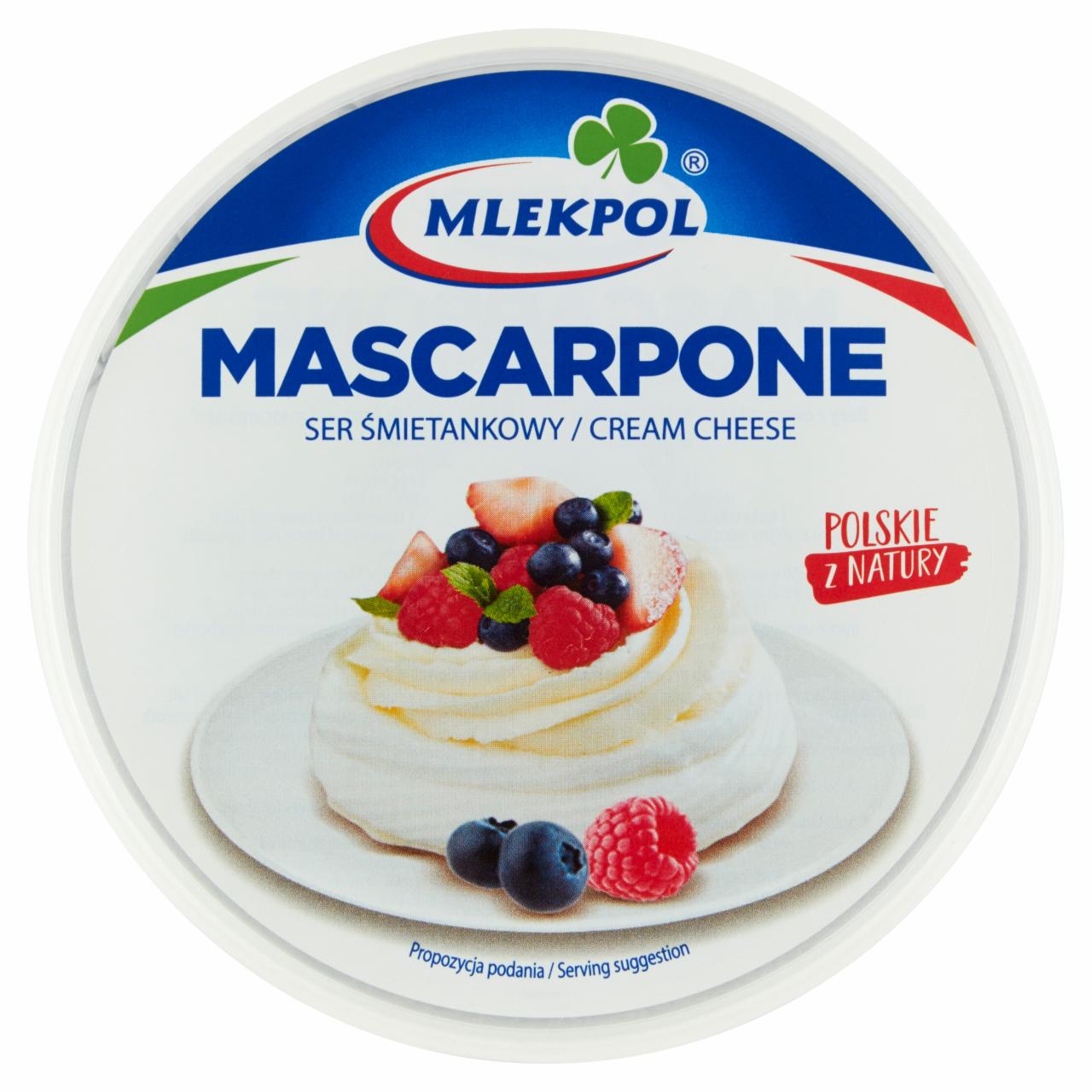 Zdjęcia - Mlekpol Ser śmietankowy mascarpone 250 g