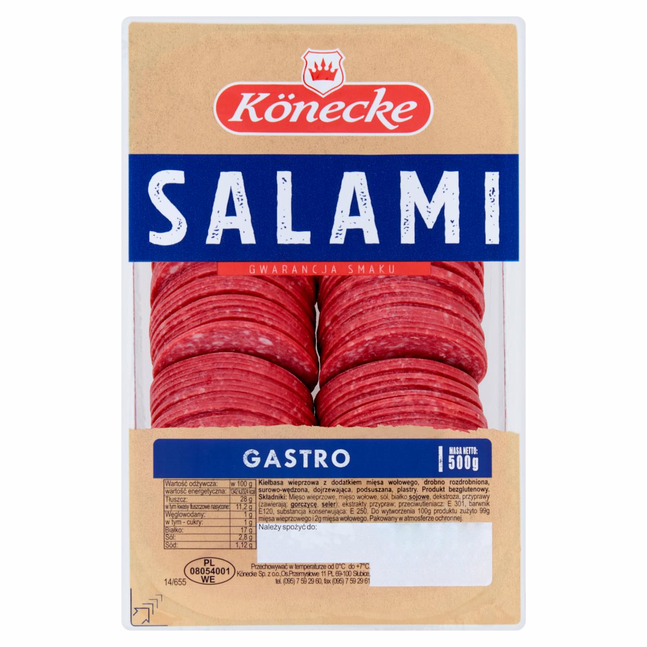 Zdjęcia - Könecke Salami gastro 500 g