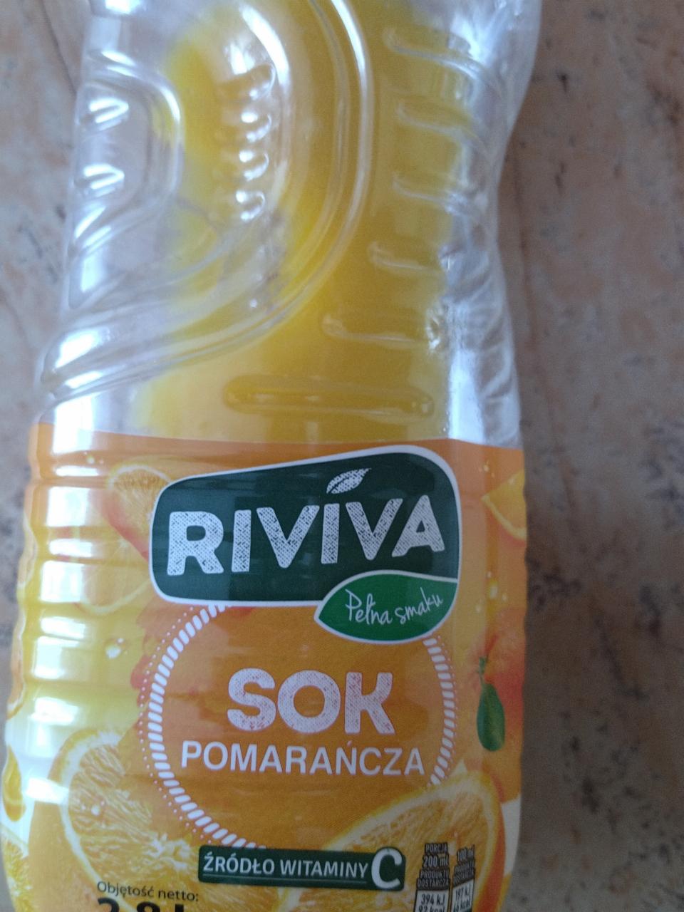 Zdjęcia - Sok pomarańcza Riviva