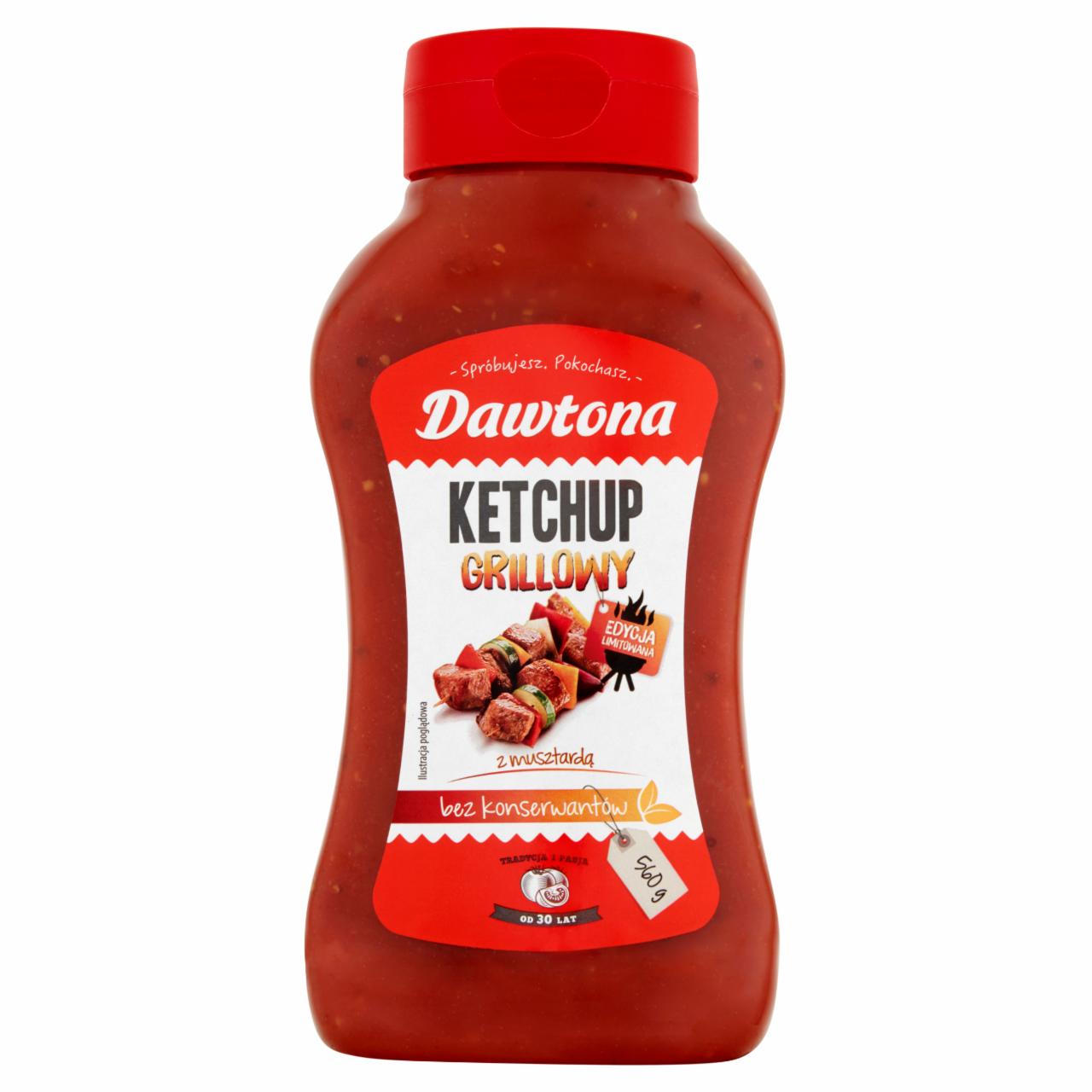 Zdjęcia - Dawtona Ketchup grillowy 560 g