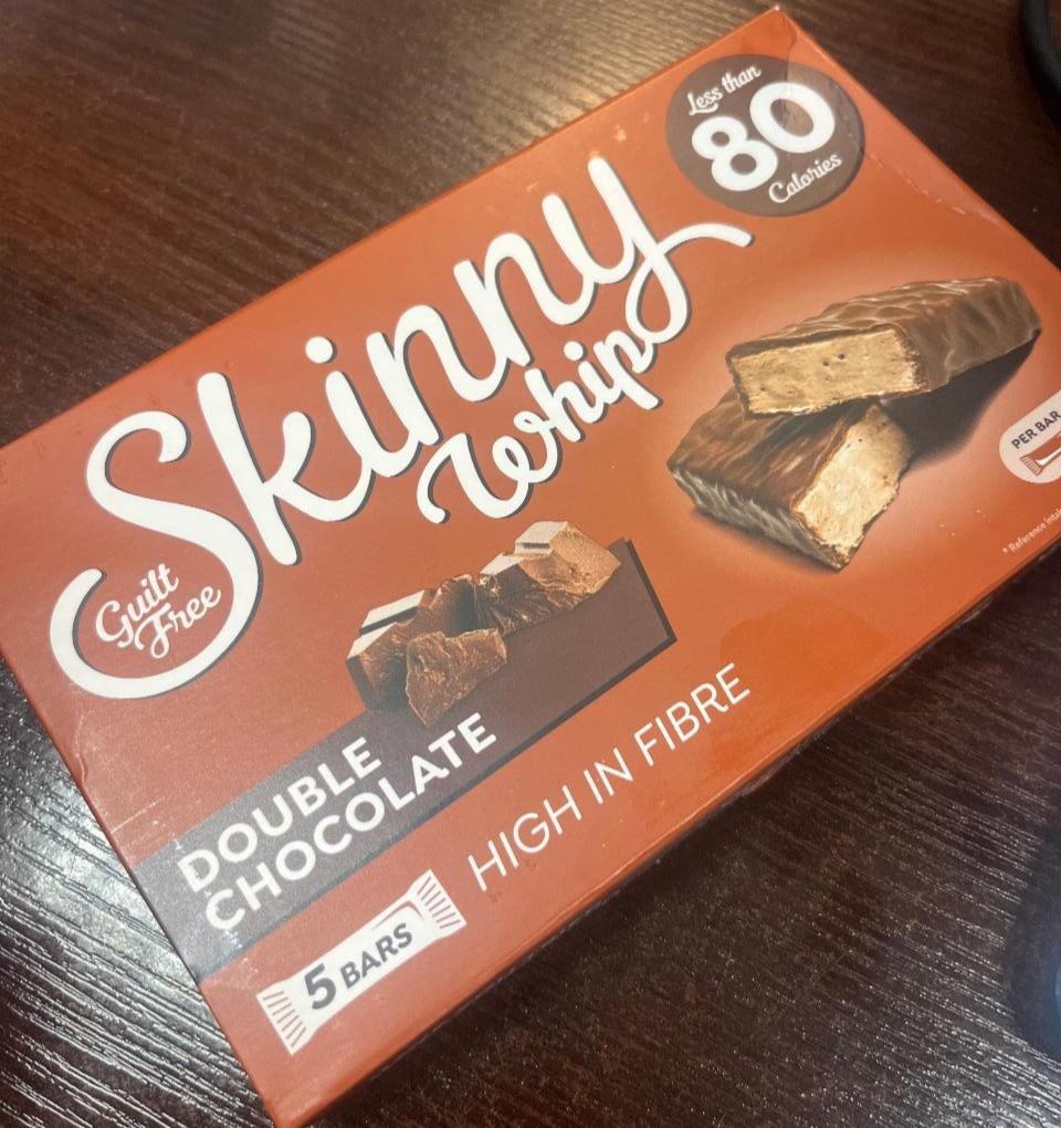 Zdjęcia - Skinny Whip Double Chocolate Snack Bar Skinny bars