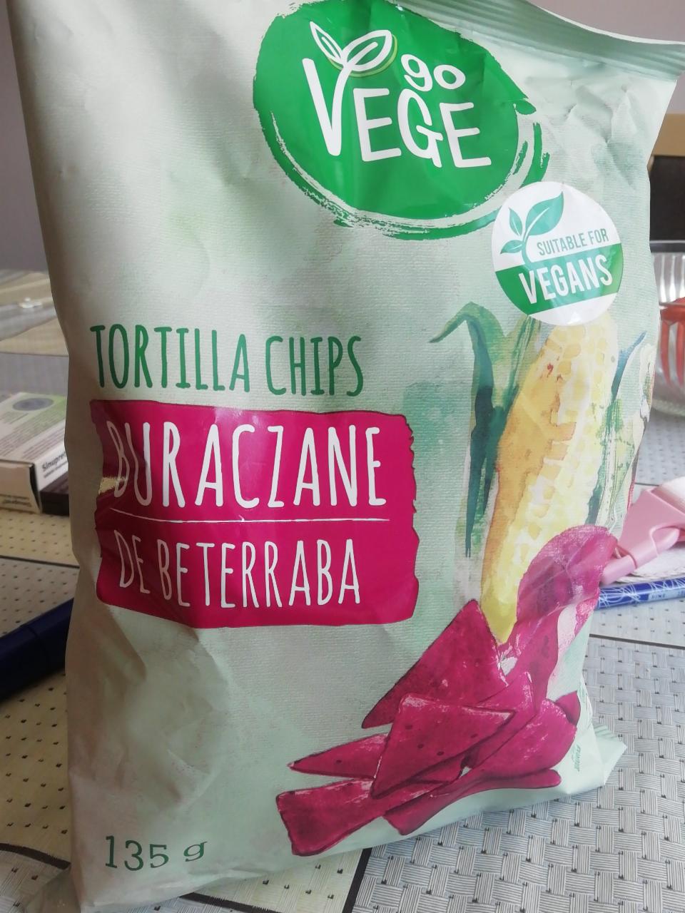 Zdjęcia - Tortilla chips buraczane go vege