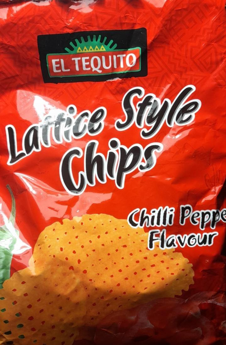 Zdjęcia - lattice style chips chili Peppers flavour EL TEQUITO