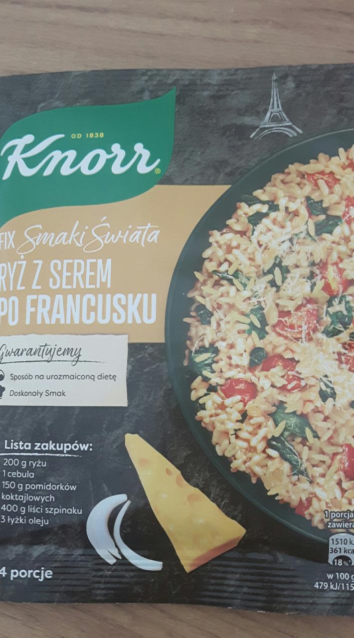 Zdjęcia - Fix smaki swiata ryż z serem po francusku Knorr
