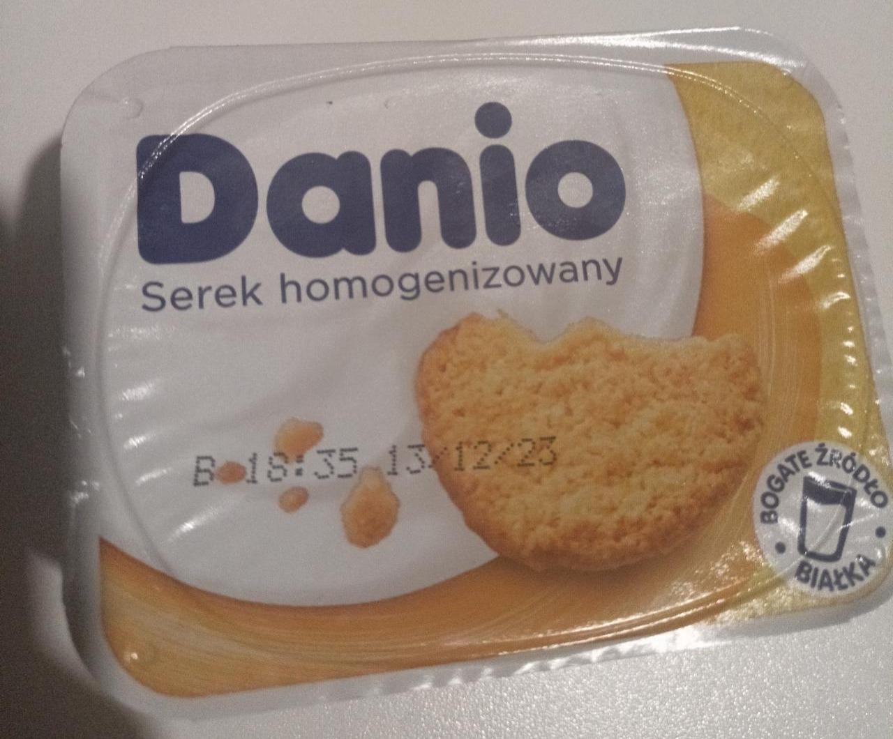 Zdjęcia - Danio Serek homogenizowany o smaku ciasteczkowym 520 g (4 x 130 g)