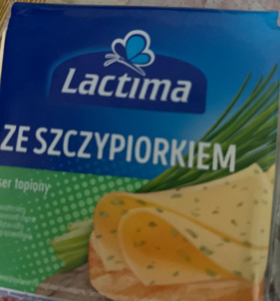 Zdjęcia - Ser topiony w plasterkach ze szczypiorkiem Lactima