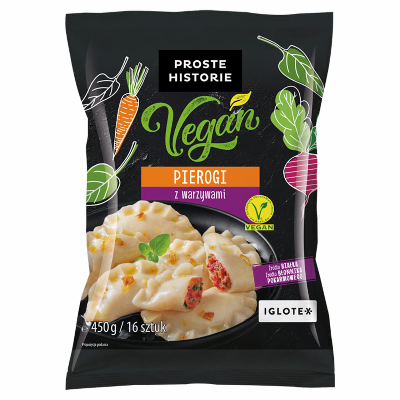 Zdjęcia - Pierogi z warzywami 450 g (16 sztuk) Vegan Proste Historie