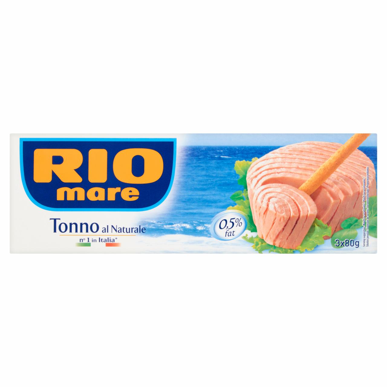 Zdjęcia - Rio Mare Tuńczyk w sosie własnym 3 x 80 g