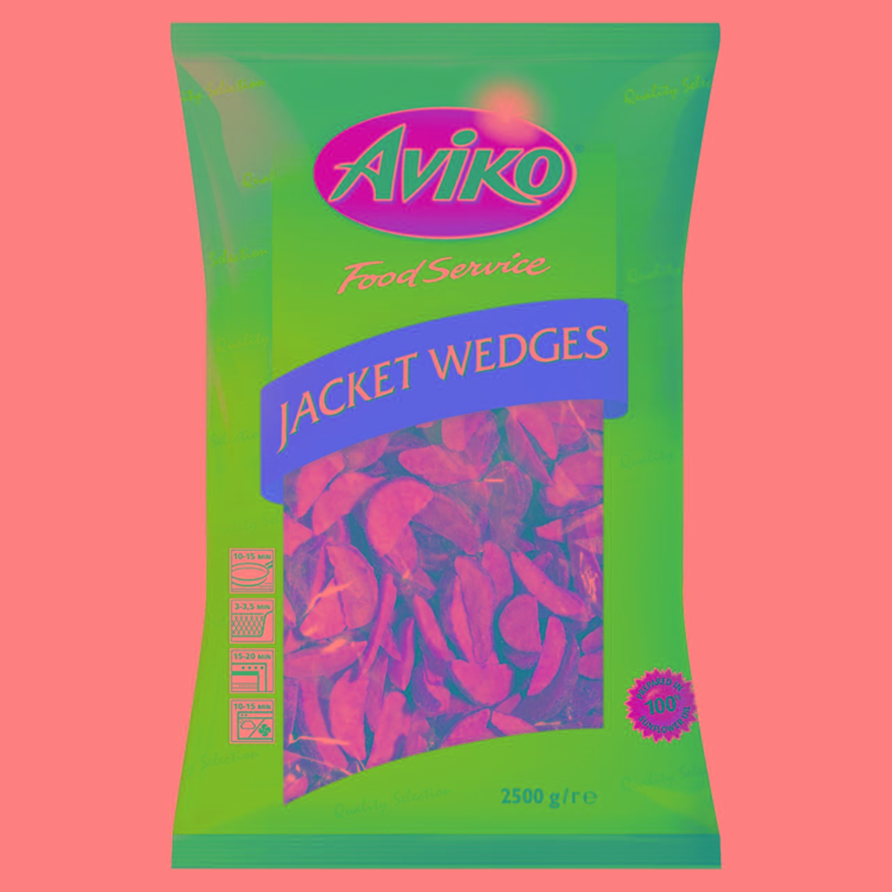 Zdjęcia - Aviko Ćwiartki ziemniaków ze skórką 2500 g