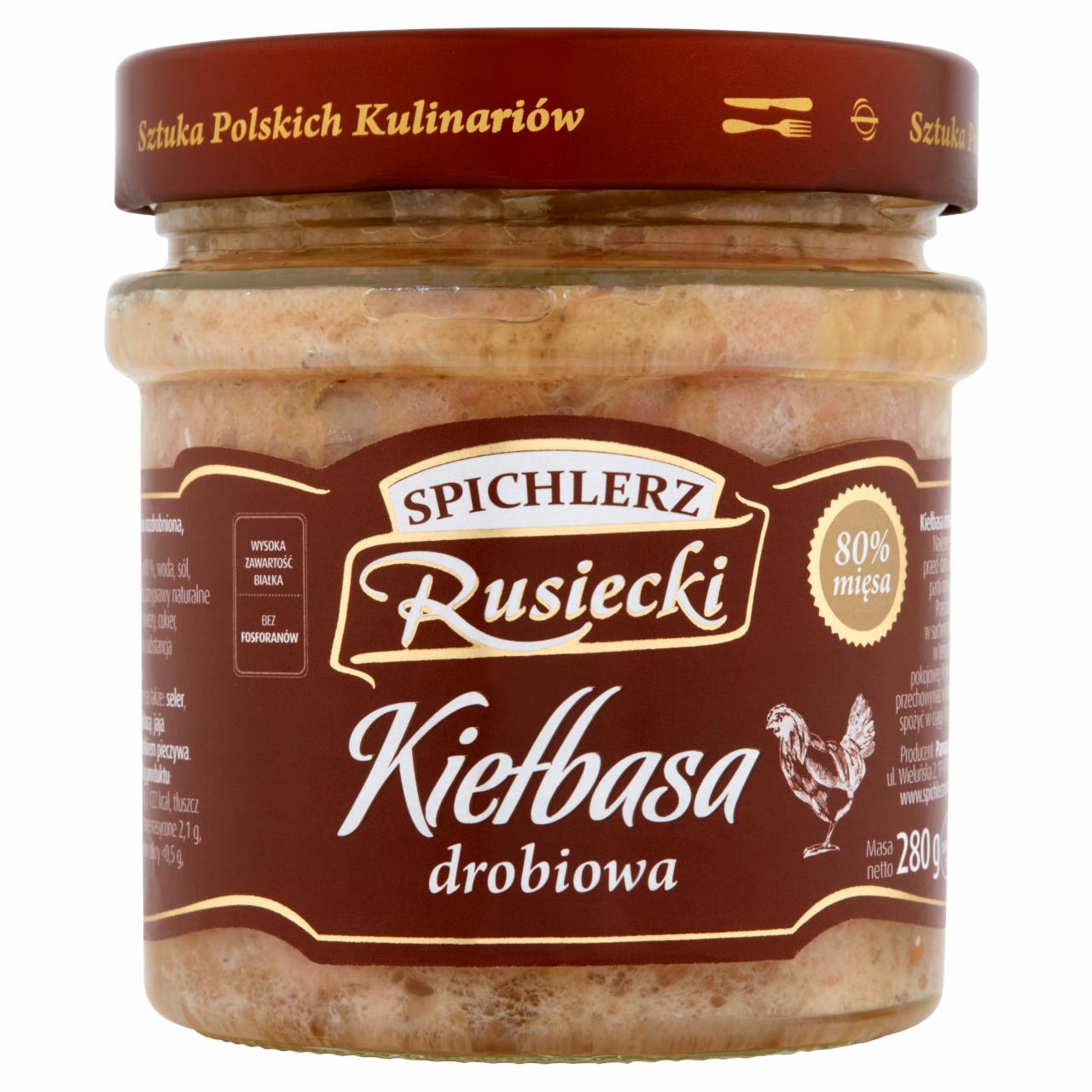 Zdjęcia - Spichlerz Rusiecki Kiełbasa drobiowa 280 g