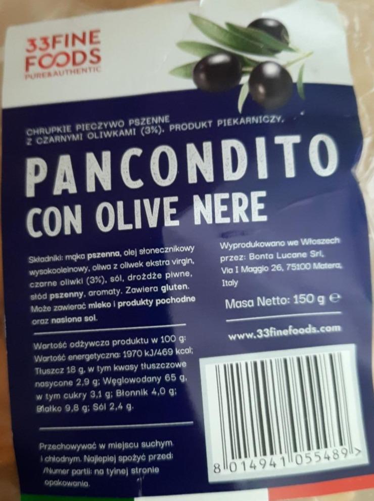 Zdjęcia - pancondito con Oliver nere 33Fine foods