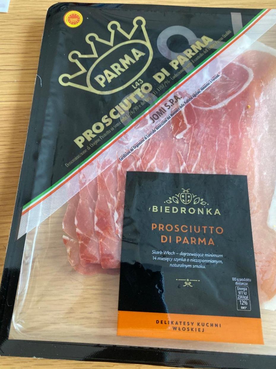 Zdjęcia - Prosciutto di Parma Biedronka