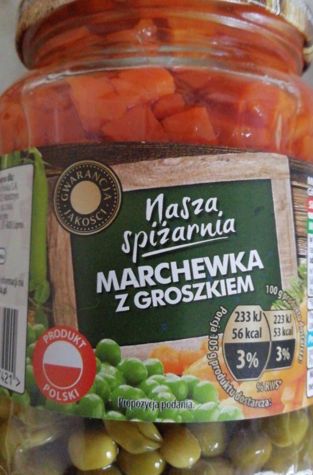 Zdjęcia - Marchewka z groszkiem Nasza spiżarnia