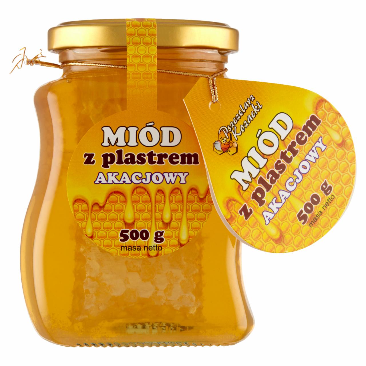 Zdjęcia - Miód z plastrem akacjowy 500 g