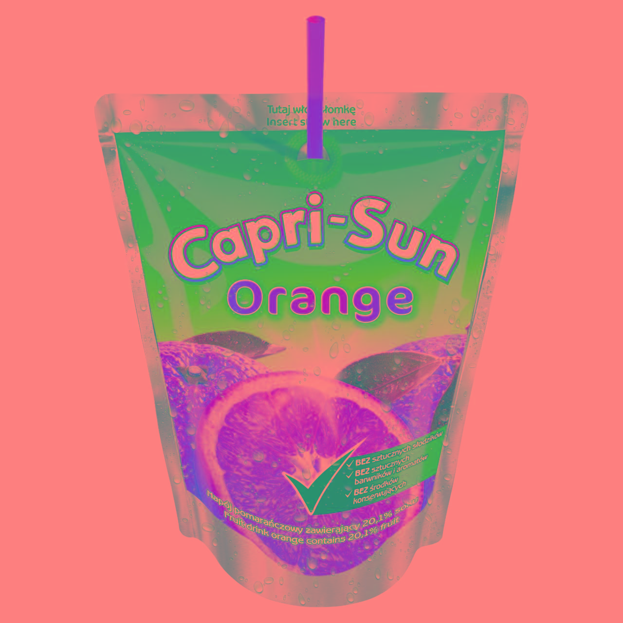 Zdjęcia - Capri-Sun Orange Napój pomarańczowy 200 ml