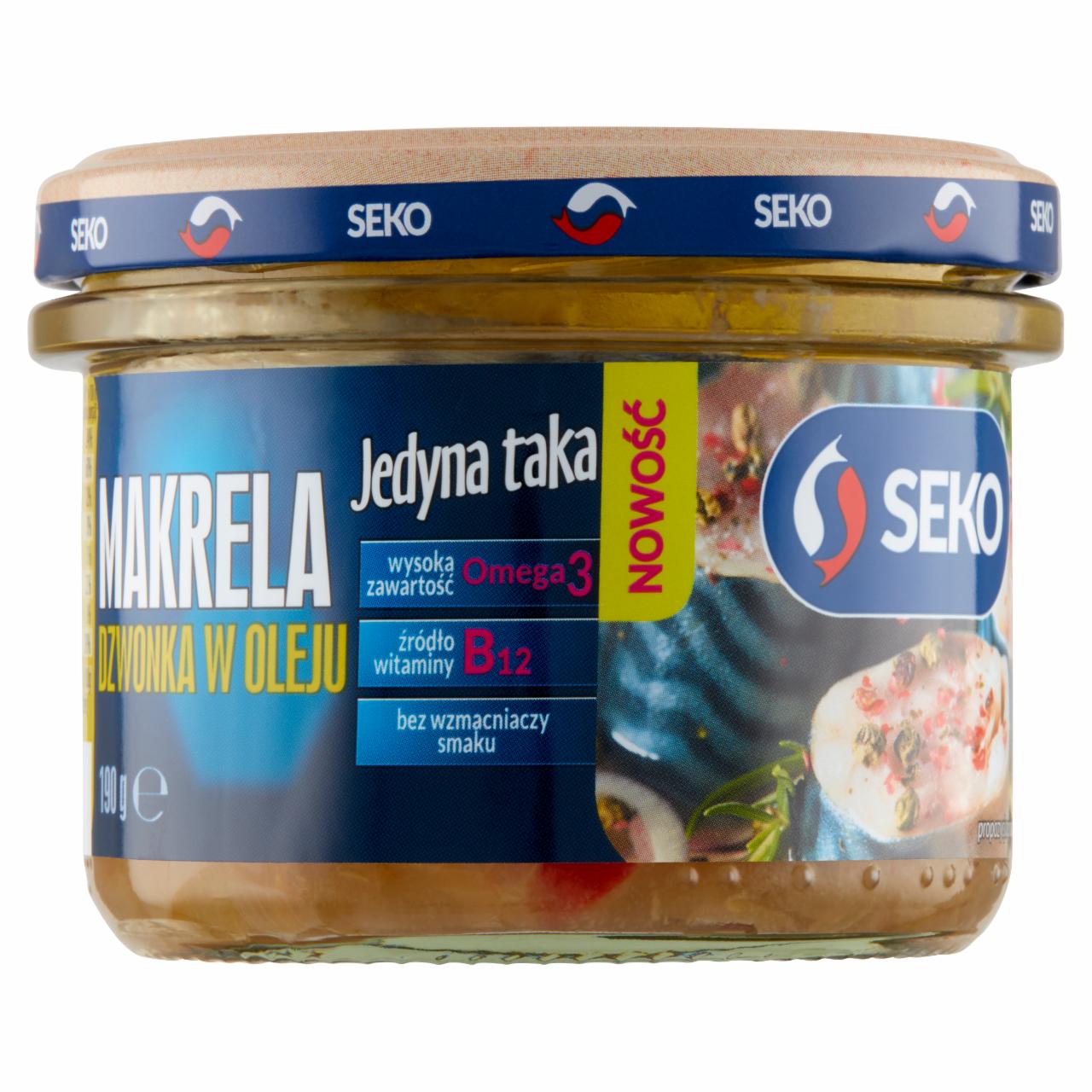 Zdjęcia - Seko Makrela dzwonka w oleju 190 g