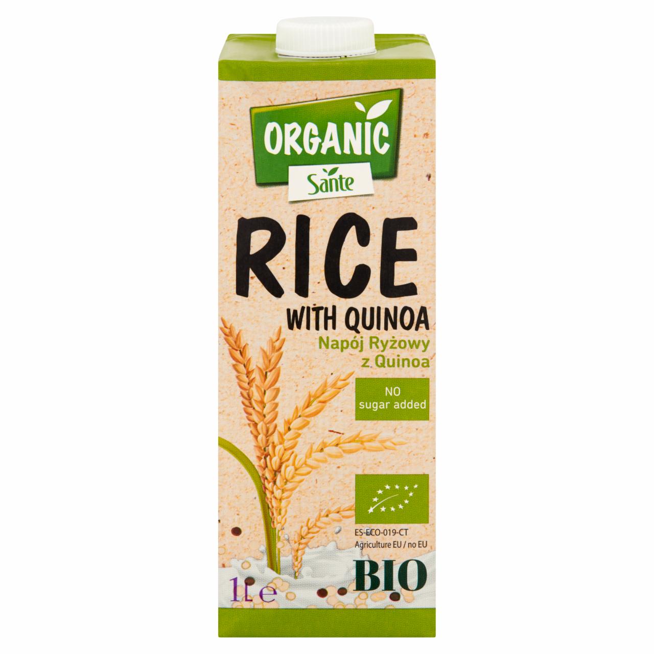 Zdjęcia - Sante Organic Napój ryżowy z quinoa 1 l