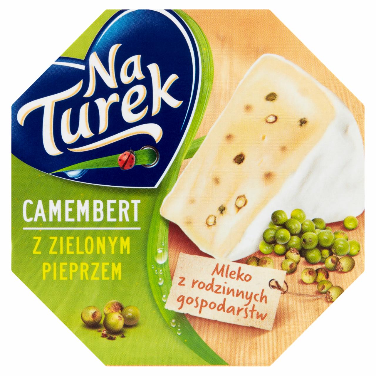 Zdjęcia - NaTurek Camembert z zielonym pieprzem 120 g