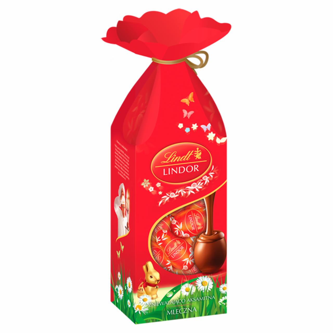 Zdjęcia - Lindt Lindor Mleczne jajeczka czekoladowe z nadzieniem 117,6 g