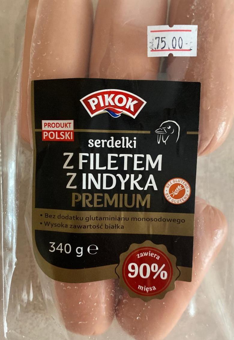Zdjęcia - Serdelki z filetem z indyka Premium Pikok