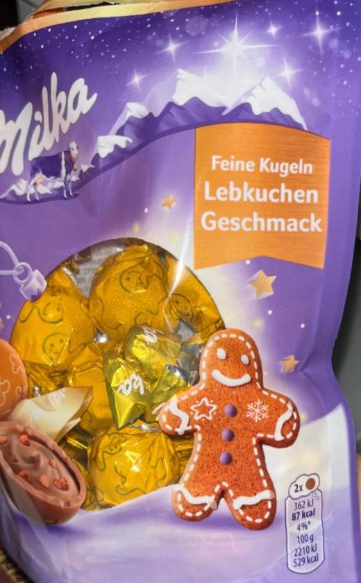 Zdjęcia - Feine Kugeln Lebkuchen Milka