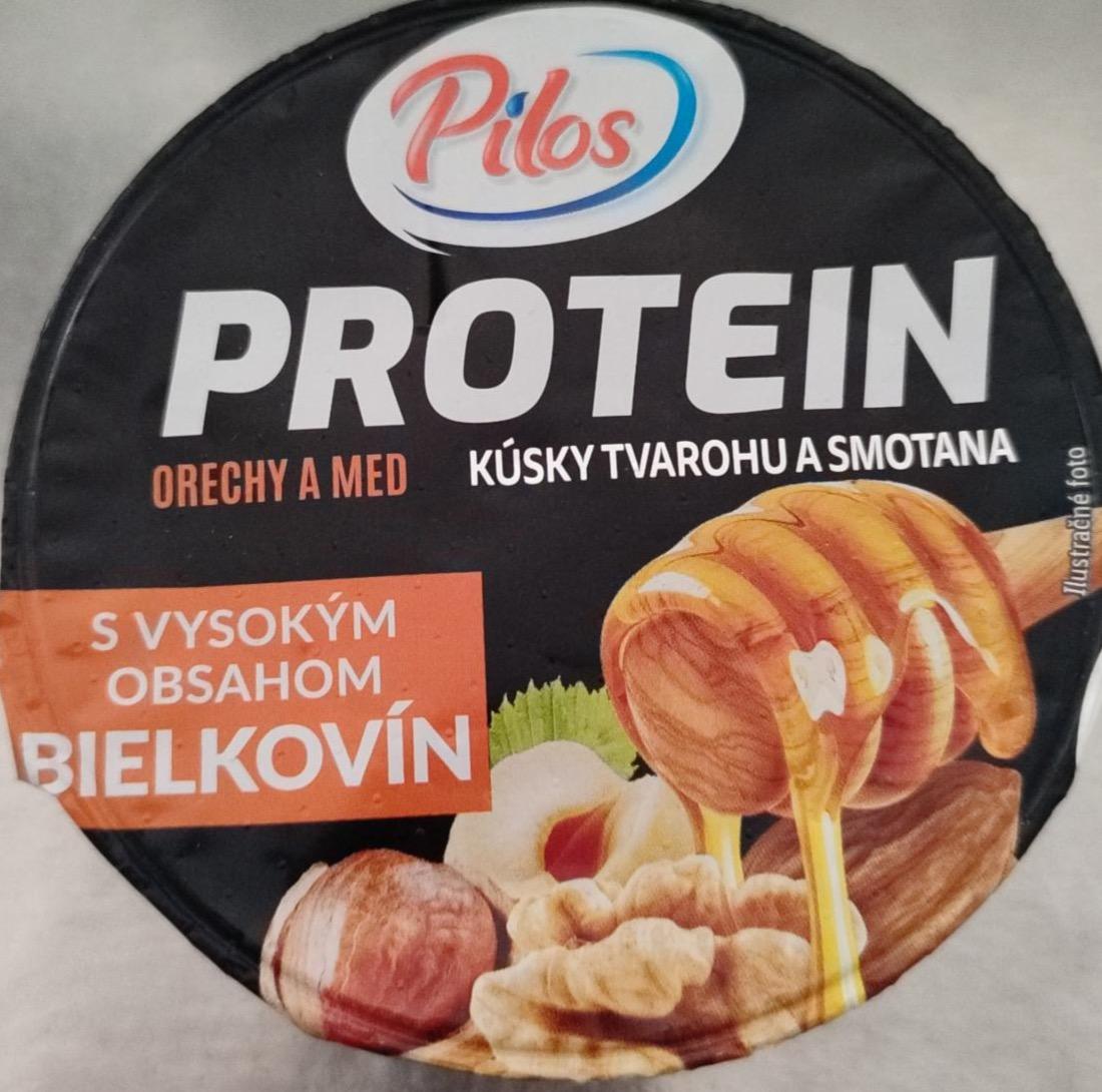 Zdjęcia - Protein kusky tvarohu a smotana orechy a med Pilos