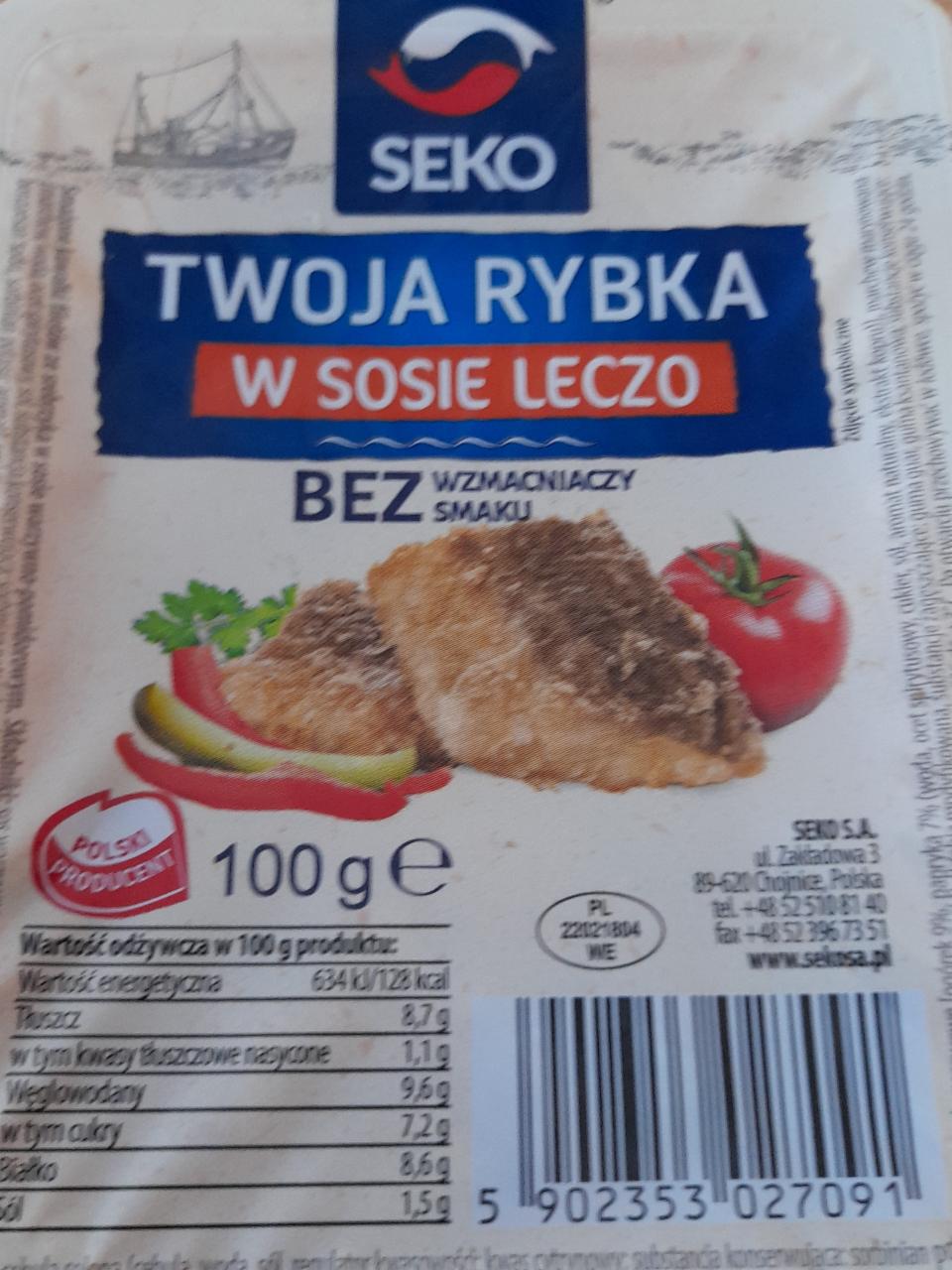 Zdjęcia - Twoja rybka w sosie leczo Seko